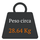 Peso 28.64 Kg